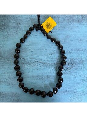 Hawaiian Kukui Nut Lei Necklace L 34" NWT